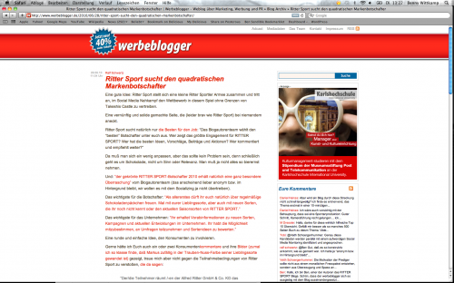 Screenshot werbeblogger