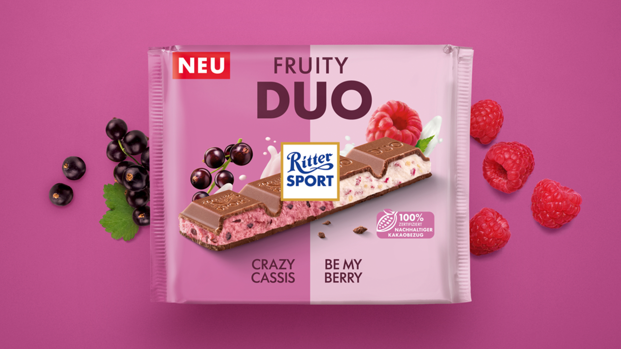 Extra groß, doppelt lecker! Die neuen DUO Tafeln sind da! - RITTER ...