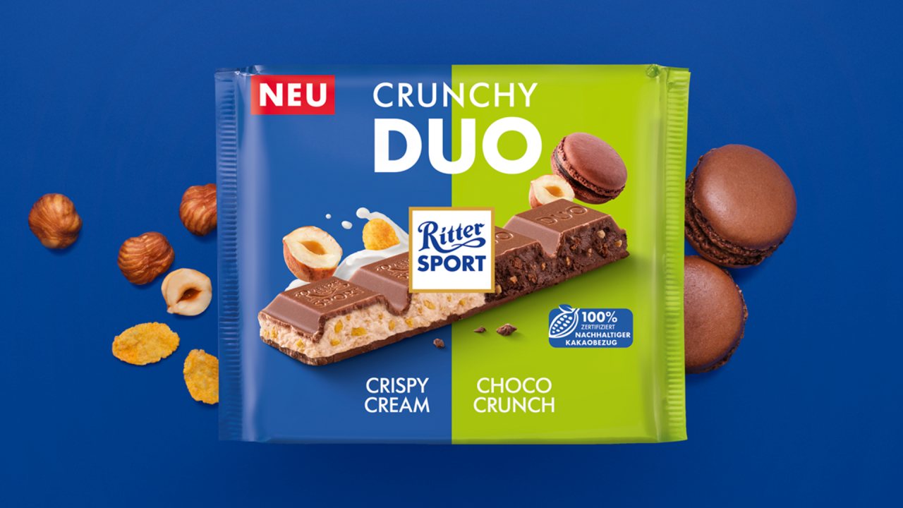 Extra groß, doppelt lecker! Die neuen DUO Tafeln sind da! - RITTER ...